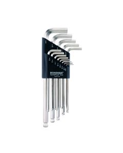 BND26937 image(0) - Bondhus Corp. SET13 BRTGRD BALL END L-WR INCH (BLK/SILVER)