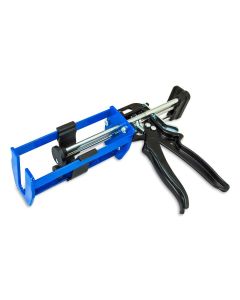 AES76009 image(0) - AES Industries 76009 Dual Cartridge Caulking Gun, 200 mL