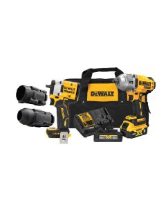 DWTDCB9923GB1B2 image(0) - DeWalt 1/2 and 3/8 Inch Impact Wrench Custom Auto Kit