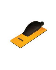 MRKMVHB38 image(0) - Mirka Abrasives MVHB38 Hand Sanding Block, 70 mm W x 198 mm L, Hook and Loop Attachment