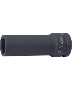 KKN14301A-1-1-8 image(0) - Ko-ken USA 14301A-1.1/8 1/2 Sq. Dr. Socket 1.1/8 6 point Length 85mm Thin walled