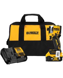 DWTDCF850P1 image(0) - DeWalt 20V MAX 3 SPEED 1/4" IMPACT DRIVER KIT