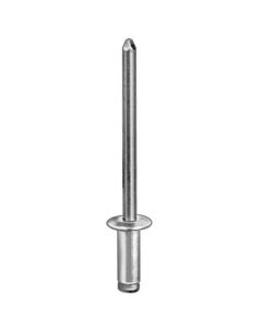 AVC8880 image(0) - AUVECO 8880 Dome Head Blind Pan-L Rivet, 1/8 in Dia, Steel Rivet/Mandrel, Silver