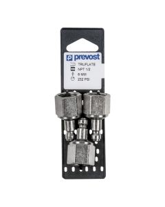 PRVURP066201P3 image(0) - Prevost URP 066201P3 Automotive Interchange Parallel Plug on Plate, 1/4 in, Tapered FNPT, Treated Steel