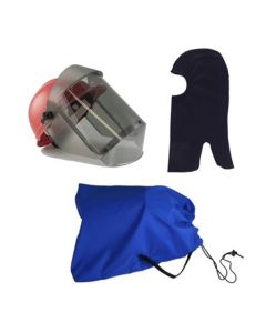 OBRTCG30KIT image(0) - OBERON Face Shield Kit - Arc Flash - 30 Cal TCG -Comes with hard cap, 30 calorie face shield, balaclava, and storage bag