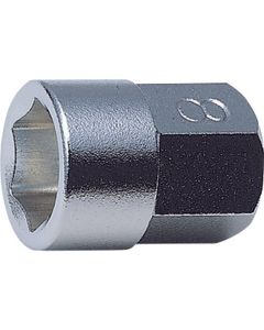 KKN150-10H-5 image(0) - Ko-ken USA 150.10H-5 10mm Hex Dr. Socket 5mm 6 point Length 11mm