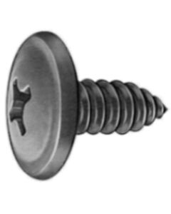 AVC19170 image(0) - AUVECO 19170 Phillips Truss Head A/AB Point Tapping Screw, M6.3 x 1.81 mm Screw x 16 mm L, Black Phosphate