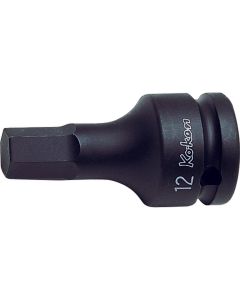 KKN14012M-60-5 image(0) - Ko-ken USA 14012M.60-5 1/2 Sq. Dr. Bit Socket 5mm Hex Length 60mm