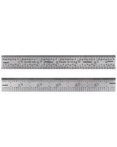 FOW52-340-006-0 image(0) - Fowler 6" 5R Rigid Steel Rule
