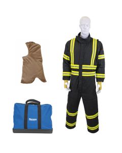 OBRGES8A-M-OB image(0) - OBERON Suit Kit - Gas Extraction - 8 Second GES8+ - Comes with Coveralls, Balaclava and Carrying Bag  - Color: Black - Size: Medium