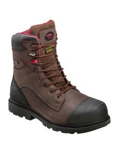 FSIA7573-8W image(0) - Avenger Hammer 600G Series - Men's 8" Boots - Carbon Nano-Fiber Toe - IC|EH|SR|PR - Brown/Black - Size: 8W