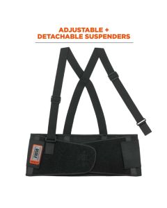 ERG11091 image(0) - Ergodyne 1650 XS Black Elastic Back Support