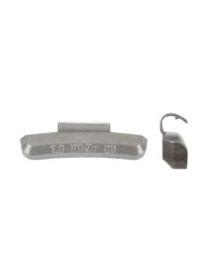 PWWMC300Z image(0) - Wegmann Automotive 3 oz Zinc Coated Clip-on MCZ Yellow Series Wheel Weight (Box of 25)