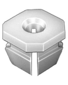 AVCAP10330 image(0) - AUVECO PAK NYLON NUTS, #8 SCREW SIZE