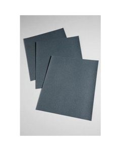 MMM2015 image(0) - 3M Wetordry Tri-M-Ite 02015 431Q Series Paper Sheet, 9 in W x 11 in L, 150 Grit, Fine Grade, Black, Wet/Dry