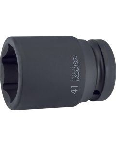 KKN18301X-21 image(0) - Ko-ken USA 18301X-21 1 Sq. Dr. Socket 21mm 6 point Length 80mm Thin walled