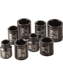 IRTSK3C8N image(0) - Ingersoll Rand 3/8" Drive Combo SAE and Metric Set, 8 Piece