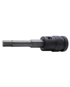 KKN14134M-98-4 image(0) - Ko-ken USA 14134M.98-4 1/2 Sq. Dr. Bit Socket 4mm Hex Length 98mm