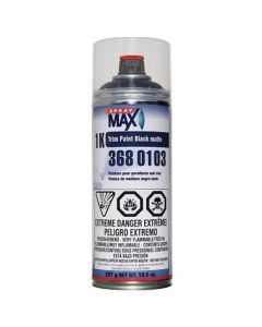 SMX3680103 image(0) - SprayMax 3680103 1K Trim Paint, 10.5 oz Aerosol Can, Matt Black, Liquid, 5.4 sq-ft Coverage