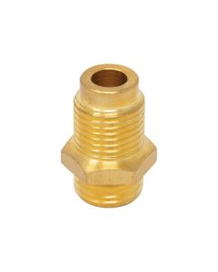 AES122-53 image(0) - AES Industries 122-53 Spray Gun Cup Adapter, M16 x 1.5 Male Thread, Brass