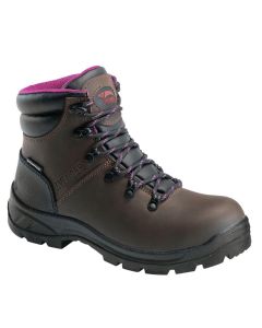 FSIA8125-9.5W image(0) - Avenger Builder Series - Women's Boots - Steel Toe - IC|EH|SR - Brown/Black - Size: 9.5W