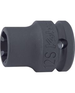 KKN14401LH-14S image(0) - Ko-ken USA 14401LH-14S 1/2 Sq. Dr. Socket 14S Length 38mm