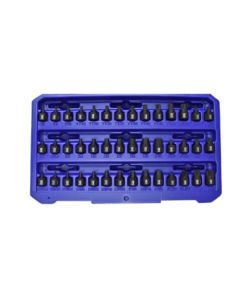 AST78142 image(0) - Astro Pneumatic 42pc 1/4" Drive Low Profile Nano Impact Bit Socket Set