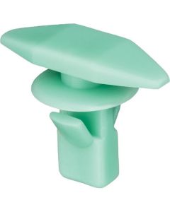 AVC19171 image(0) - AUVECO 19171 Double Head Type 3 Weatherstrip Retainer, (5 x 15 mm Dia Bottom) Head, Nylon, Green