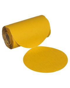 MMM09314 image(0) - 3M  Stikit Gold Abrasive Disc Roll 09314, 180, 6-inch (150mm), No Hole