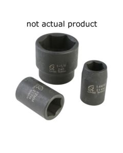 SUN244ZD image(0) - Sunex 1/2 DR. 12 PT. 1-3/8 DEEP IMPACT SOCKET