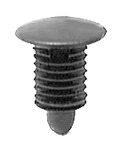 AVC14921 image(0) - AUVECO 14921 Single Head Weatherstrip Retainer, 10 mm Dia Bottom Head, Nylon, Black