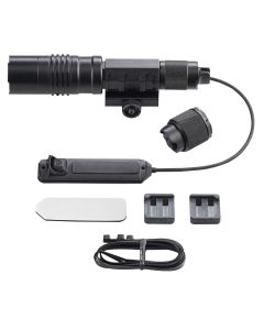 STL88089 image(0) - Streamlight ProTac Rail Mount HL-X Laser Gun Light - Includes remote switch, tail switch, remote retaining clips mounting hardware 2 CR123A lithium batteries - Black