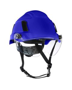 JCK22152 image(0) - Jackson Safety Safety Helmet - XS2-550 Series - Type 2+ - With Flip-Up Visor - Blue