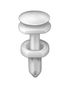 AVC18353 image(0) - AUVECO 18353 Double Head Push-Type Type 9 Door Trim Panel Retainer, 9/16 in Dia Head x 41/64 in L Stem, Nylon