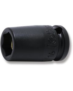KKN13400AG-7-16 image(0) - Ko-ken USA 13400AG-7/16 3/8 Sq. Dr. Socket 7/16 6 point Length 32mm Magnet