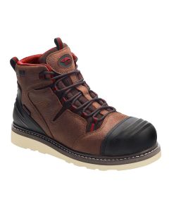 FSIA7506-10.5M image(0) - Avenger Work Boots Wedge - Men's Boots - Carbon Nano-Fiber Toe - IC|EH|SR - Brown/Black/Tan - Size: 10.5 - D - (Regular)
