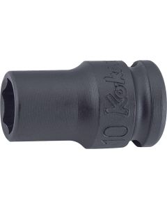 KKN13401A-1-4 image(0) - Ko-ken USA 13401A-1/4 3/8 Sq. Dr. Socket 1/4 6 point Length 32mm Thin walled