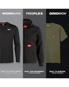 MLWF452P-L image(10) - Milwaukee Tool Women's FREEFLEX Hybrid  Tee - Short Sleeve -  Purple -  L