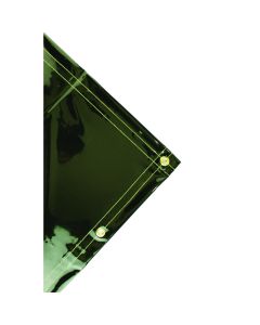 SRW36315 image(0) - Jackson Safety Transparent Welding Curtain - 6' x 8' - Weight (per sq. yd.) 13 oz - Thickness 0.014" - Green - Amp Usage Medium/High
