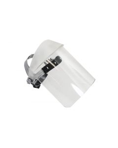 OBR179R image(0) - Oberon Face Shield with Ratcheting Headgear - UV Polycarbonate - Window: Clear Anti-Fog Scratch Resistant