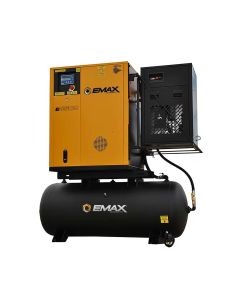 EMXERVK150003 image(0) - Emax Compressor Complete Rotary VFD Package 15hp 3PH 120 Gal Tank w/115CFM Air Dryer