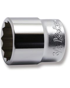 KKN3405A-3-4 image(0) - Ko-ken USA 3405A-3/4 3/8 Sq. Dr. Socket 3/4 12 point Length 30mm