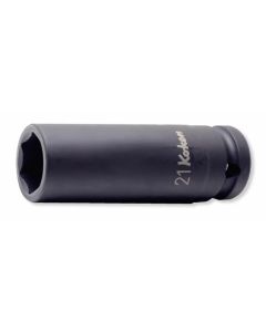 KKN14113J-19 image(0) - Ko-ken USA 14113J-19 1/2 Sq. Dr. Wheel Nut Socket 19mm 6 point Length 80mm