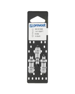 PRVIRP066251P3 image(0) - Prevost IRP 066251P3 Industrial Interchange Parallel Plug on Plate, 1/4 in, Tapered MNPT, Treated Steel