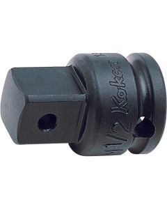KKN13344A-P image(0) - Ko-ken USA 13344A-P 3/8 Sq. Dr. Adaptor 1/2 Square Length 32.5mm Pin type