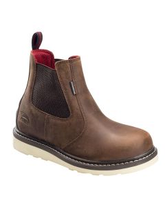 FSIA7510-9.5W image(0) - Avenger Wedge Romeo Series - Men's Boots - Soft Toe - EH|SR|PR - Brown/Black -Size: 9.5W