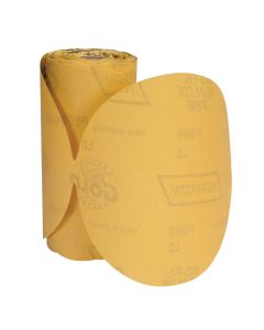 NOR83814 image(0) - Norton Gold Reserve 83814 A296 Series Sanding Disc Roll, 5 in, P400 Grit, Aluminum Oxide, PSA Attachment