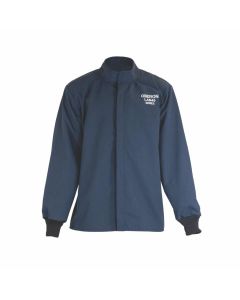 OBRLAN4-CT-ES-XL image(0) - OBERON Coat - Arc Flash - 40 Cal LAN Series Deluxe - With Escape Strap - Color: Navy Blue - Size: XL