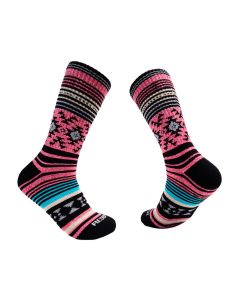 RDB0029 image(0) - Redback Boots USA Mens Crew Aztec Pink Serape