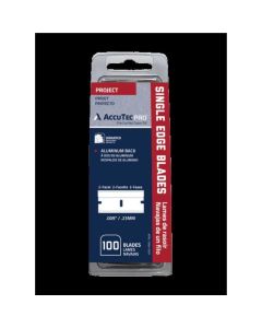 ASRAPBL-7065 image(0) - AccuTec Pro AccuTec Pro Single Edge Blade .009 1074 Alum Back 100SHL BL/CLM, CLM=CT, CA=DISP (25CT/DISP)